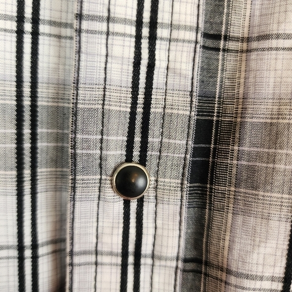 Jack Daniel's Embroidered Logo Short Sleeve Snap Button Western Shirt Size Large - Picture 13 of 14